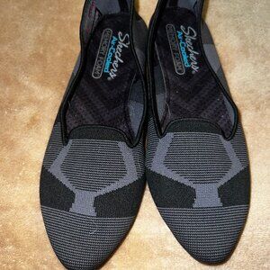 Skechers 7.5 Cleo Sherlock Engineered Knit Loafer‎ Skimmer Ballet Flat 44731 S01